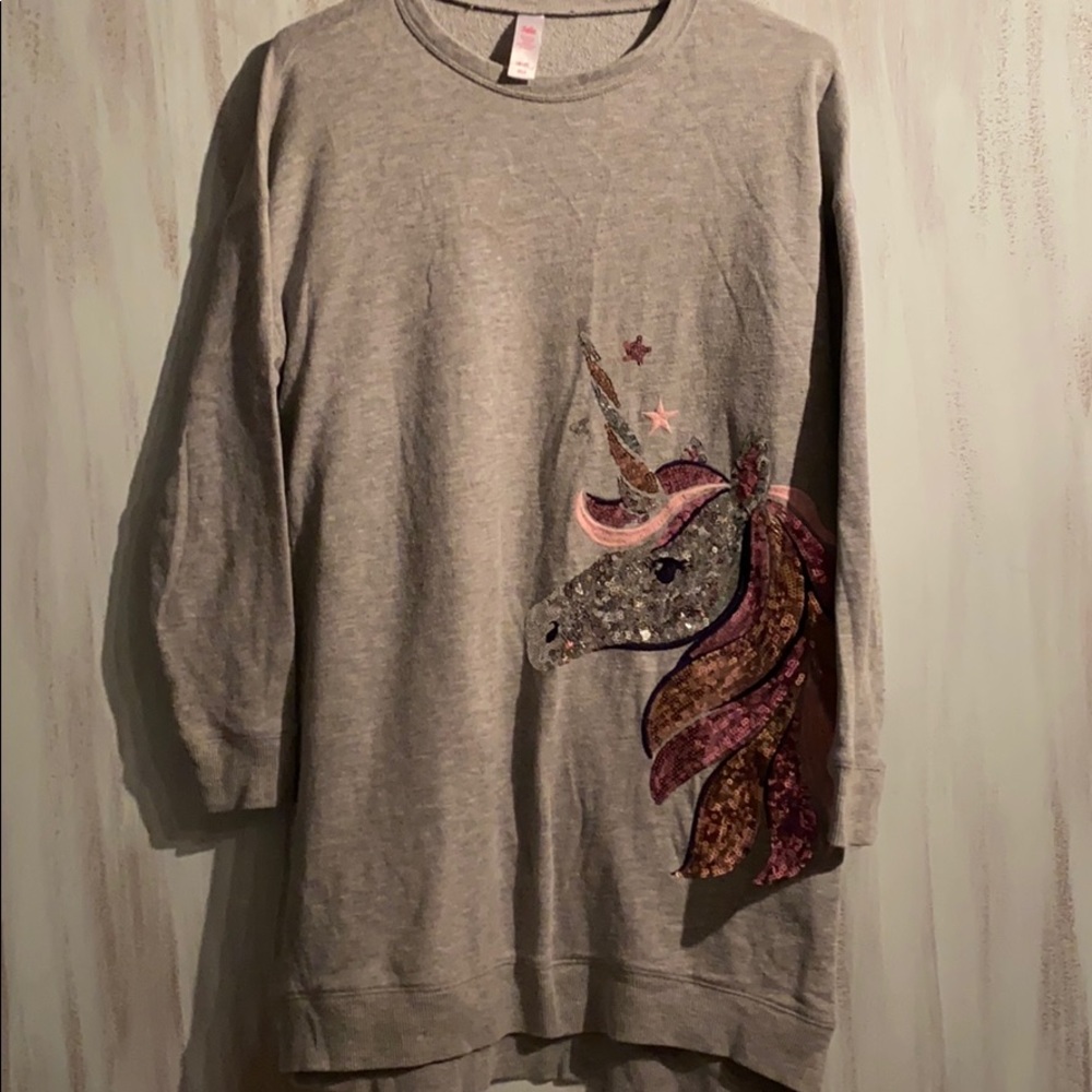 Gray Swaeter with Sequins